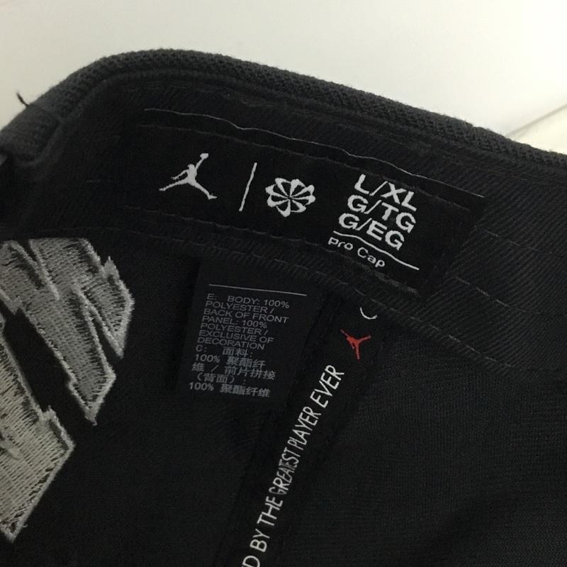 ジョーダンブランド JORDAN BRAND 帽子 キャップ HV1068-010 6パネル 刺繍 黒 / ブラック / black メンズ USED 古着 中古 10160568