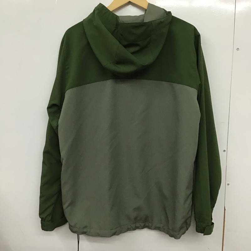 コロンビア Columbia ジャケット、上着 ジャンパー、ブルゾン ジップアップジャケット パーカージャケット アウター L ロゴ、文字 緑 / グリーン / green メンズ USED 古着 中古 10160569