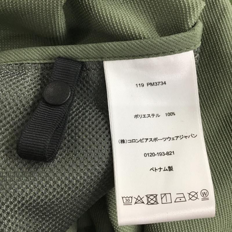 コロンビア Columbia ジャケット、上着 ジャンパー、ブルゾン ジップアップジャケット パーカージャケット アウター L ロゴ、文字 緑 / グリーン / green メンズ USED 古着 中古 10160569