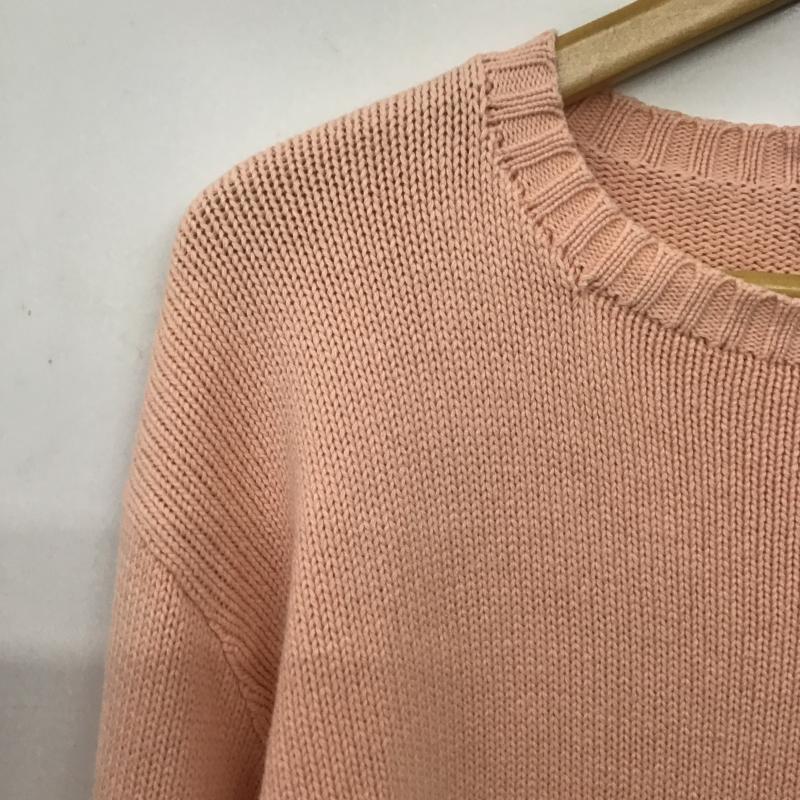 ポロバイラルフローレン Polo by RALPH LAUREN ニット、セーター 長袖 長袖ニット セーター S ロゴ、文字 桃 / ピンク / pink メンズ USED 古着 中古 10160571