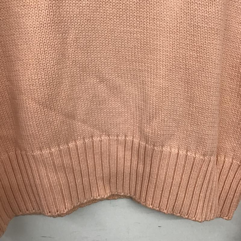 ポロバイラルフローレン Polo by RALPH LAUREN ニット、セーター 長袖 長袖ニット セーター S ロゴ、文字 桃 / ピンク / pink メンズ USED 古着 中古 10160571