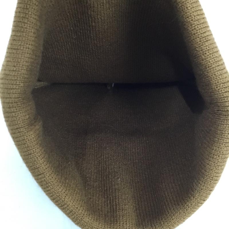 カーハート Carhartt 帽子 ニット帽 ビーニー スクエアロゴ ロゴ、文字 茶 / ブラウン / brown メンズ USED 古着 中古 10160572