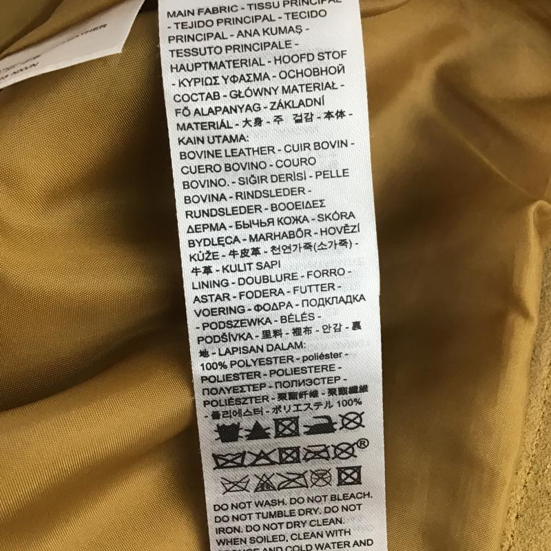 リーバイストラウスアンドコー Levi Strauss & co. ジャケット、上着 ジャンパー、ブルゾン レザージャケット カウレザー XL 無地 ベージュ / ベージュ / beige メンズ USED 古着 中古 10160574