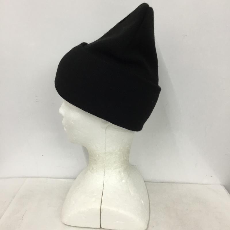 カーハート Carhartt 帽子 ニット帽 ビーニー スクエアロゴ ロゴ、文字 黒 / ブラック / black メンズ USED 古着 中古 10160575