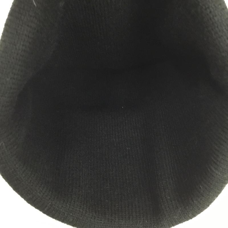 カーハート Carhartt 帽子 ニット帽 ビーニー スクエアロゴ ロゴ、文字 黒 / ブラック / black メンズ USED 古着 中古 10160575