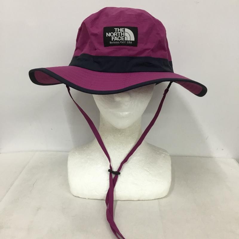ザノースフェイス THE NORTH FACE 帽子 ハット NN01909 ホライズンハット ロゴ、文字 紫 / パープル / purple X 紺 / ネイビー / navy レディース USED 古着 中古 10160577