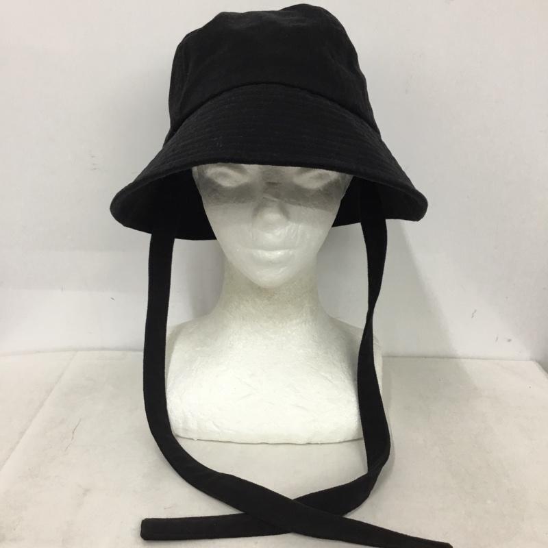 フリークスストア FREAK S STORE 帽子 ハット バケットハット 紐付き FREE 無地 黒 / ブラック / black レディース USED 古着 中古 10160579