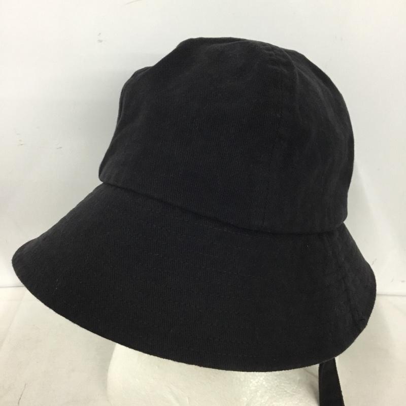 フリークスストア FREAK S STORE 帽子 ハット バケットハット 紐付き FREE 無地 黒 / ブラック / black レディース USED 古着 中古 10160579