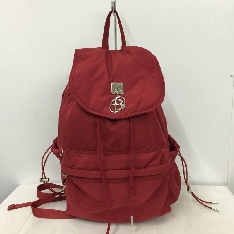 古着 USED リュックサック、デイパック リュックサック、デイバッグ BLACKPURPLE BP25SSBAG14 ワンポイント 赤 / レッド / red レディース USED 古着 中古 10160581
