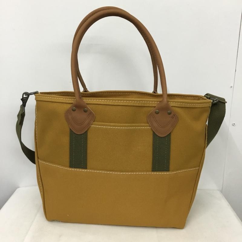 エルエルビーン L.L.Bean トートバッグ トートバッグ 524629 Deep Bottom Leather Handle Zip Tote BEAMS PLUS 無地 キャメル / キャメル / X カーキ / カーキ / khaki X 茶 / ブラウン / brown メンズ USED 古着 中古 10160586