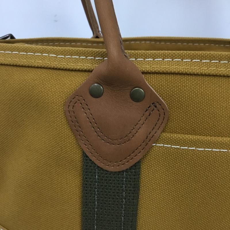 エルエルビーン L.L.Bean トートバッグ トートバッグ 524629 Deep Bottom Leather Handle Zip Tote BEAMS PLUS 無地 キャメル / キャメル / X カーキ / カーキ / khaki X 茶 / ブラウン / brown メンズ USED 古着 中古 10160586