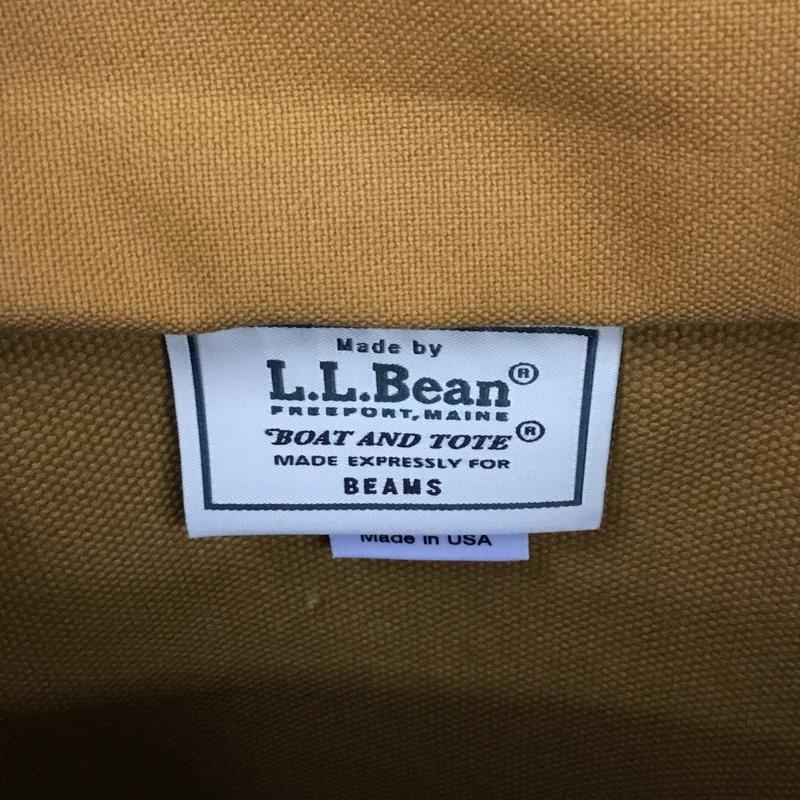 エルエルビーン L.L.Bean トートバッグ トートバッグ 524629 Deep Bottom Leather Handle Zip Tote BEAMS PLUS 無地 キャメル / キャメル / X カーキ / カーキ / khaki X 茶 / ブラウン / brown メンズ USED 古着 中古 10160586