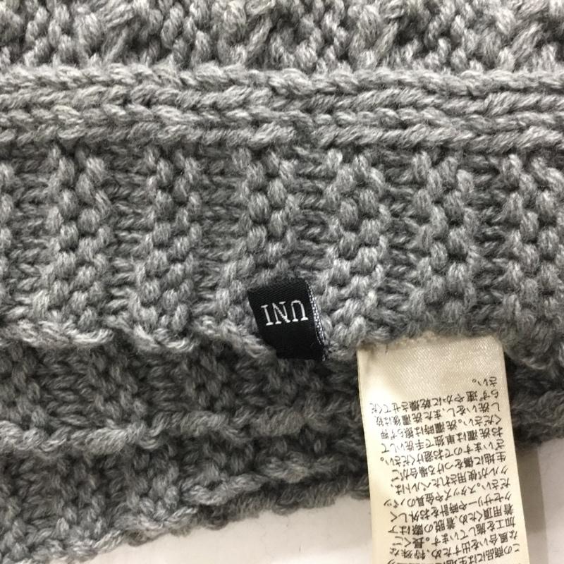ディーゼル DIESEL マフラー マフラー フリンジ ケーブル編み ロゴ、文字 灰 / グレー / gray メンズ USED 古着 中古 10160589