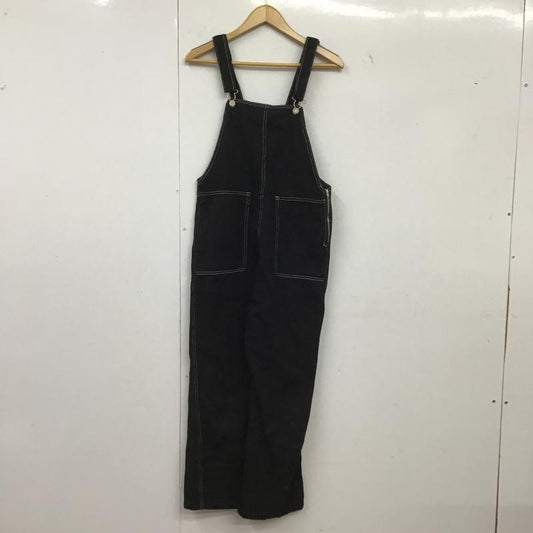 チャオパニック CIAOPANIC サロペット・オーバーオール サロペット、オーバーオール FREE 無地 黒 / ブラック / black レディース USED 古着 中古 10160592