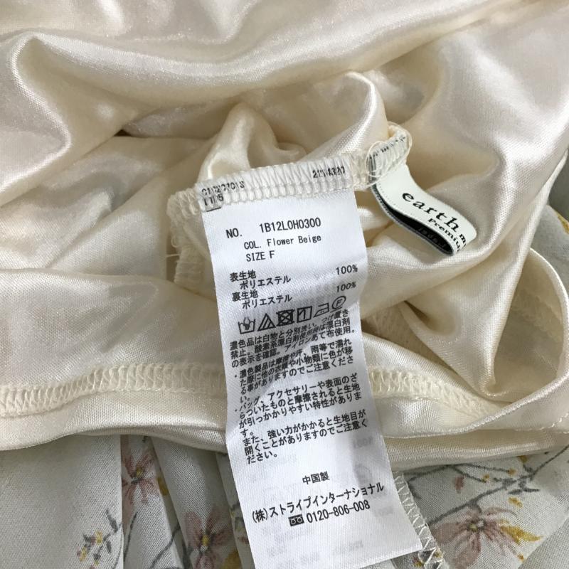 アースミュージックアンドエコロジー earth music&ecology ワンピース ロングスカート FREE 総柄 ベージュ / ベージュ / beige レディース USED 古着 中古 10160593
