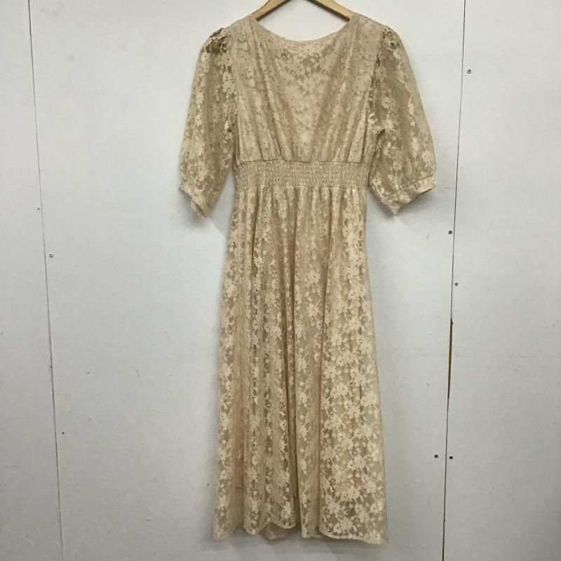 ナイスクラップ NICE CLAUP ワンピース ロングスカート FREE 無地 ベージュ / ベージュ / beige レディース USED 古着 中古 10160594