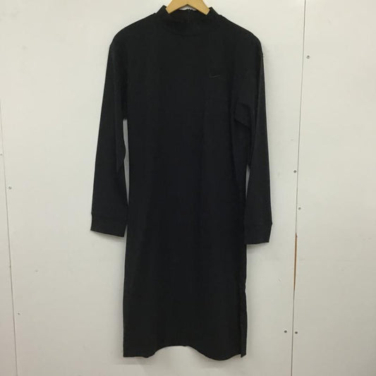 ナイキ NIKE ワンピース ひざ丈スカート CU6635-010 XL 無地 黒 / ブラック / black レディース USED 古着 中古 10160596