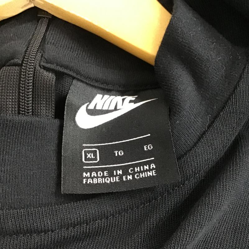 ナイキ NIKE ワンピース ひざ丈スカート CU6635-010 XL 無地 黒 / ブラック / black レディース USED 古着 中古 10160596