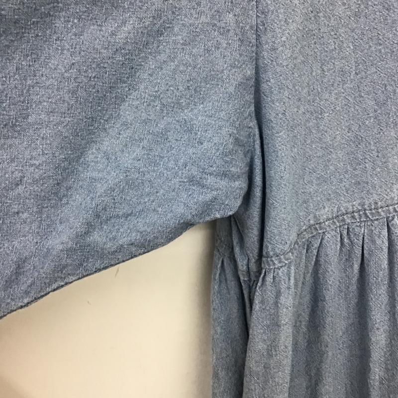 ニコアンド niko and... ワンピース ロングスカート FREE 無地 水色 / ライトブルー / レディース USED 古着 中古 10160597