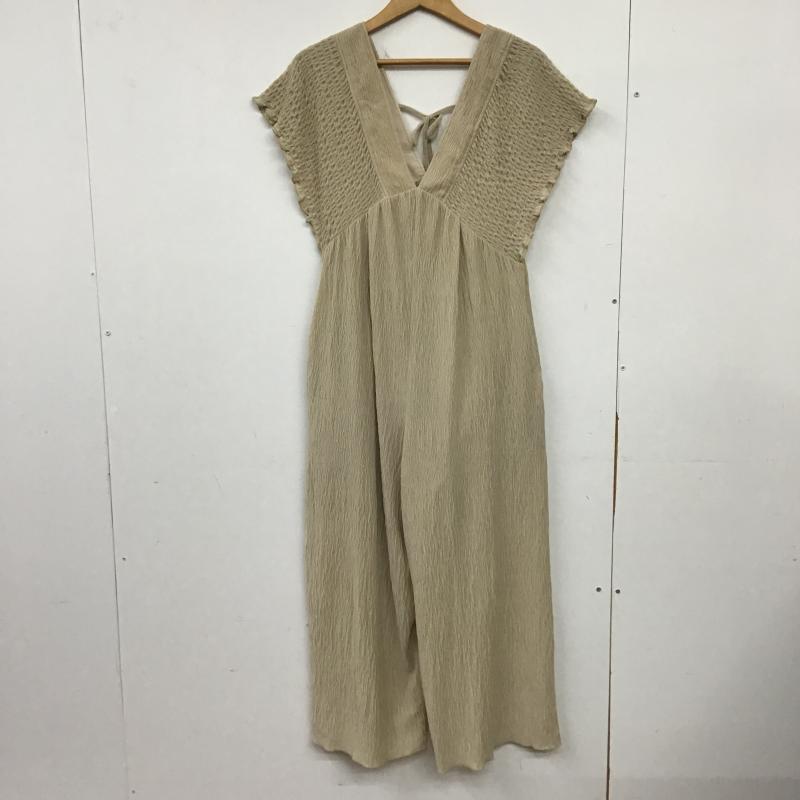 ローリーズファーム LOWRYS FARM サロペット・オーバーオール サロペット、オーバーオール S 無地 ベージュ / ベージュ / beige レディース USED 古着 中古 10160598