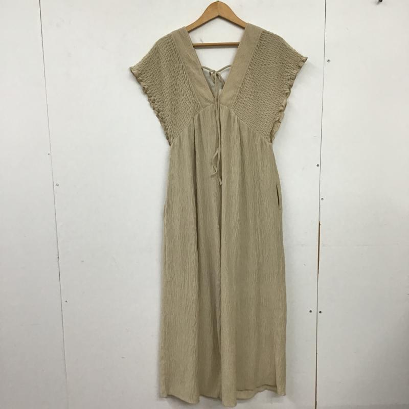 ローリーズファーム LOWRYS FARM サロペット・オーバーオール サロペット、オーバーオール S 無地 ベージュ / ベージュ / beige レディース USED 古着 中古 10160598