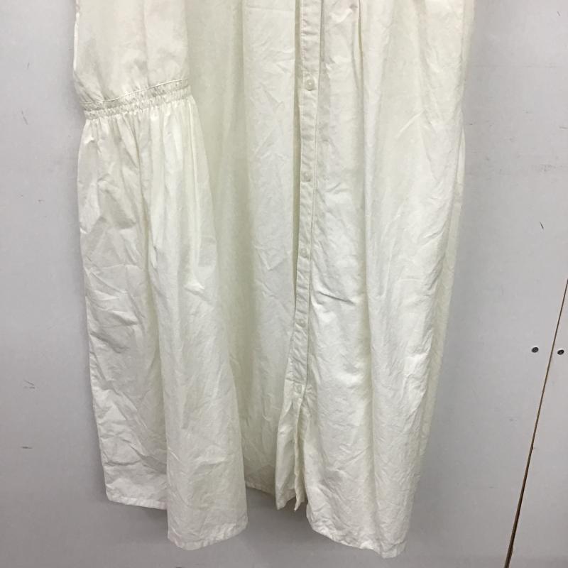 ボブ BOB ワンピース ロングスカート M 無地 白 / ホワイト / white レディース USED 古着 中古 10160599