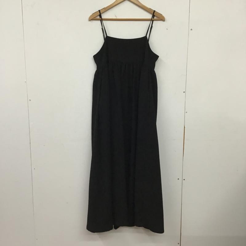 ローリーズファーム LOWRYS FARM ワンピース ロングスカート FREE 無地 黒 / ブラック / black レディース USED 古着 中古 10160601