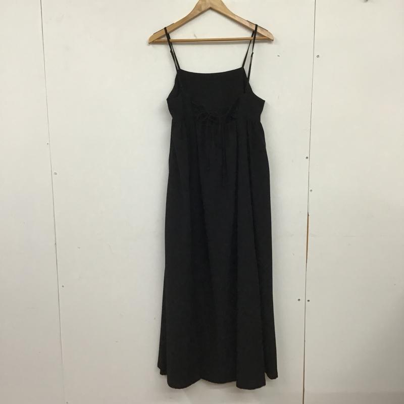 ローリーズファーム LOWRYS FARM ワンピース ロングスカート FREE 無地 黒 / ブラック / black レディース USED 古着 中古 10160601