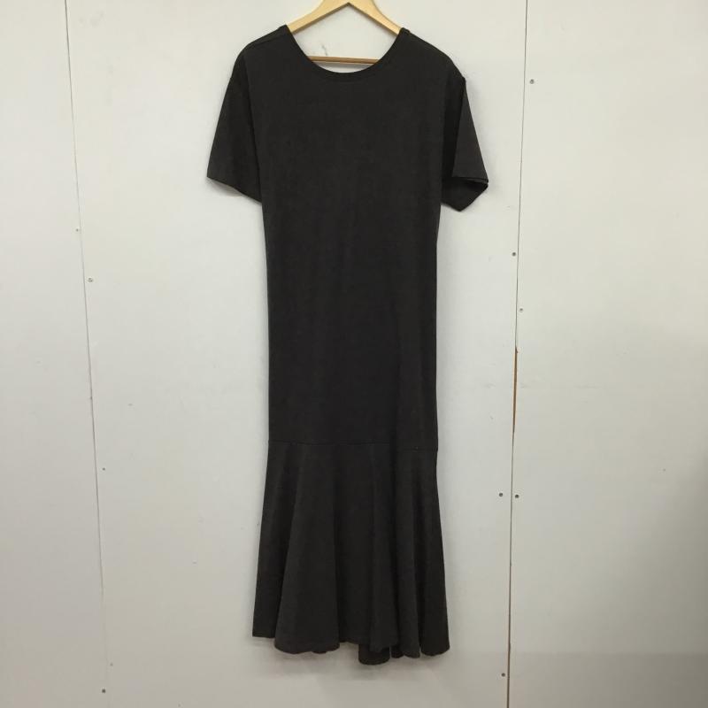 ローリーズファーム LOWRYS FARM ワンピース ロングスカート FREE 無地 茶 / ブラウン / brown レディース USED 古着 中古 10160603