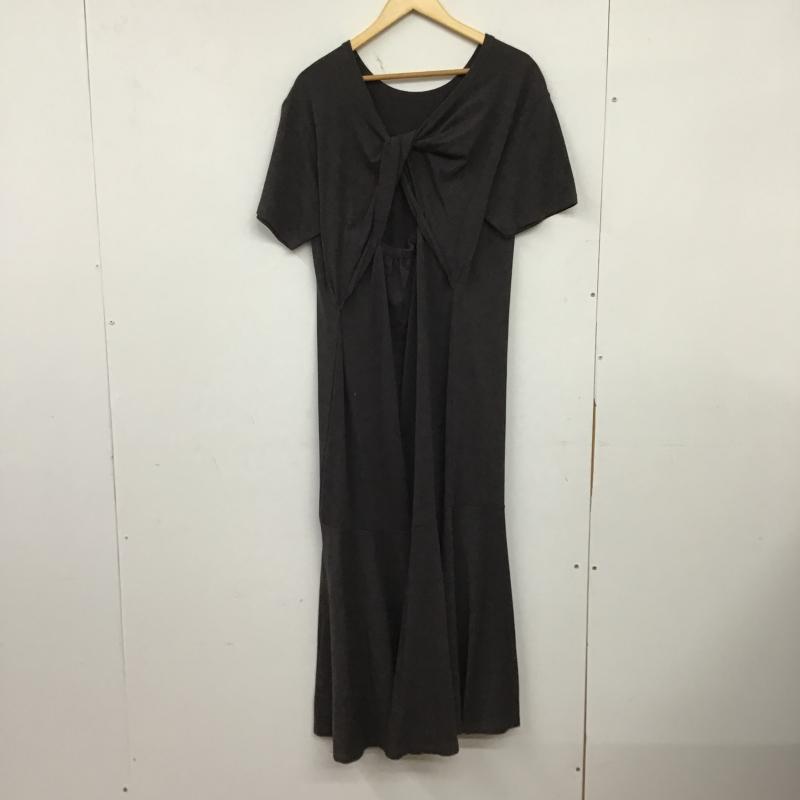 ローリーズファーム LOWRYS FARM ワンピース ロングスカート FREE 無地 茶 / ブラウン / brown レディース USED 古着 中古 10160603