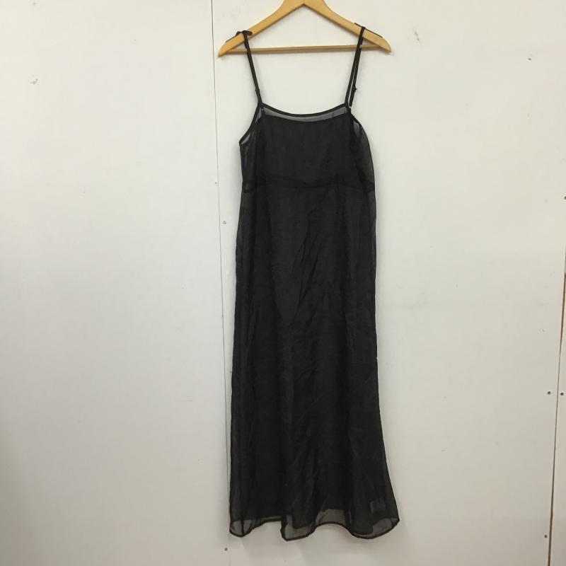 ミスティック mystic ワンピース ロングスカート MYZ1042109A0001 シアーキャミワンピース タグ付 FREE 無地 黒 / ブラック / black レディース USED 古着 中古 10160604