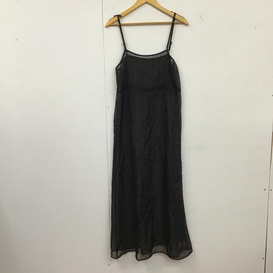 ミスティック mystic ワンピース ロングスカート MYZ1042109A0001 シアーキャミワンピース タグ付 FREE 無地 黒 / ブラック / black レディース USED 古着 中古 10160604