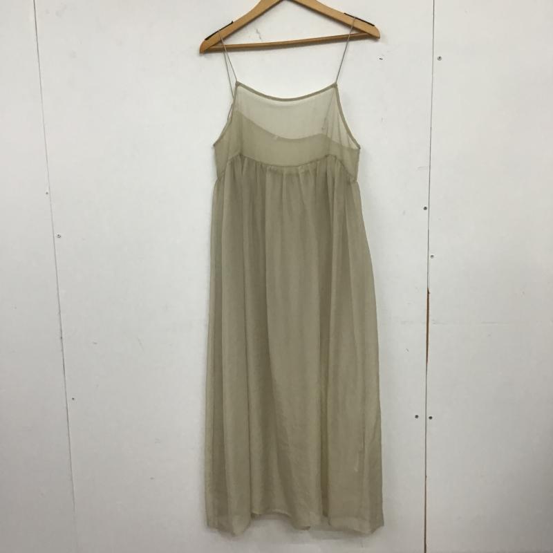 ローリーズファーム LOWRYS FARM ワンピース ロングスカート シアーワンピース ロング FREE 無地 ベージュ / ベージュ / beige レディース USED 古着 中古 10160606