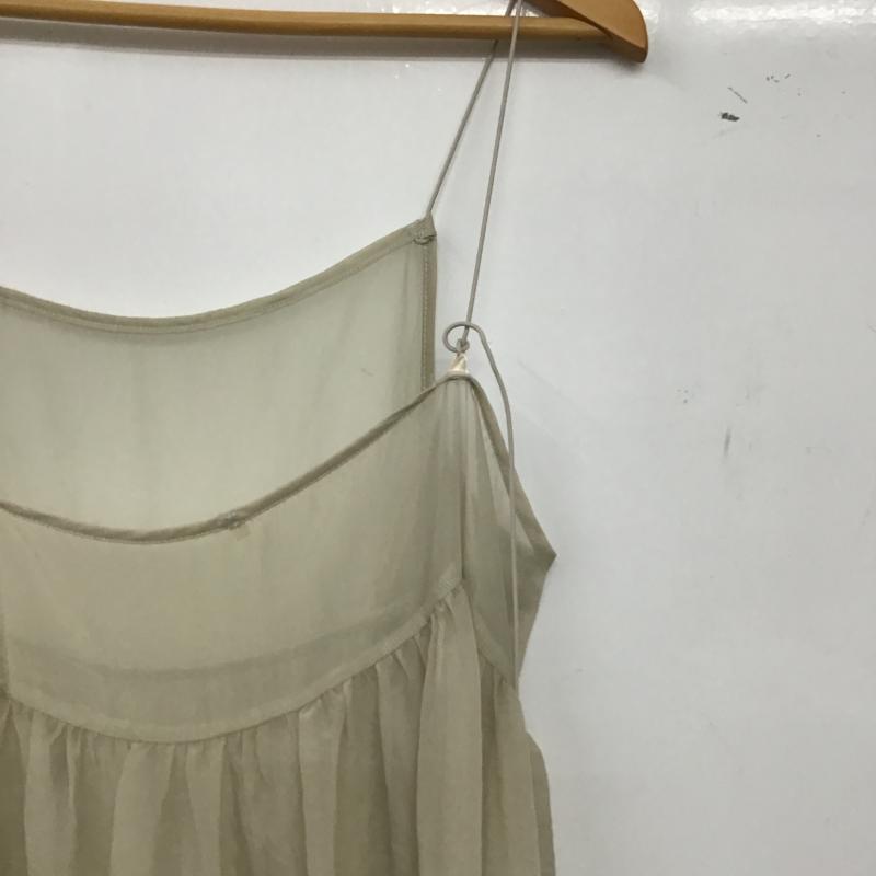 ローリーズファーム LOWRYS FARM ワンピース ロングスカート シアーワンピース ロング FREE 無地 ベージュ / ベージュ / beige レディース USED 古着 中古 10160606