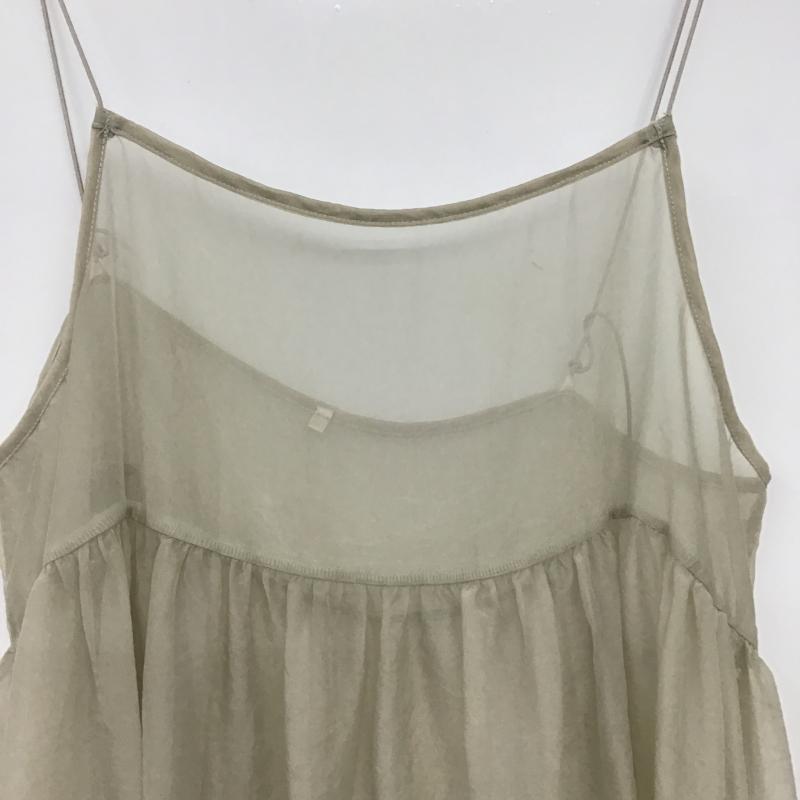ローリーズファーム LOWRYS FARM ワンピース ロングスカート シアーワンピース ロング FREE 無地 ベージュ / ベージュ / beige レディース USED 古着 中古 10160606
