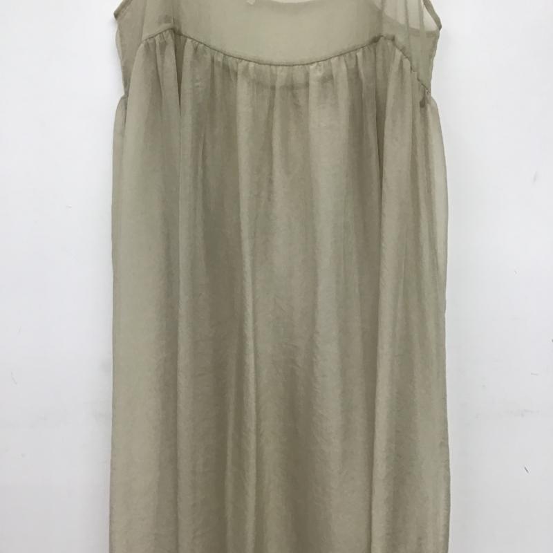 ローリーズファーム LOWRYS FARM ワンピース ロングスカート シアーワンピース ロング FREE 無地 ベージュ / ベージュ / beige レディース USED 古着 中古 10160606