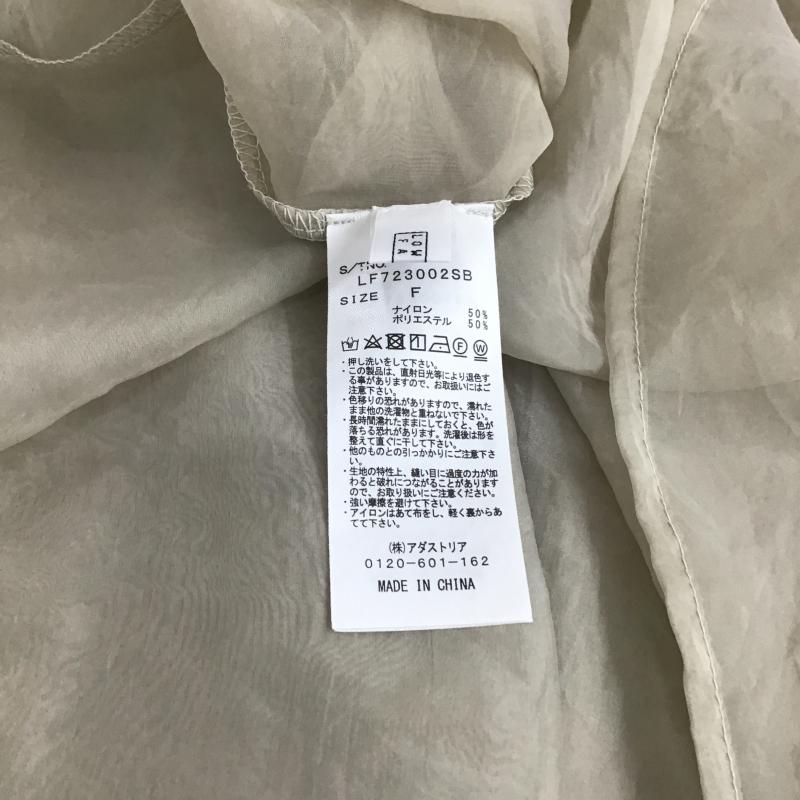 ローリーズファーム LOWRYS FARM ワンピース ロングスカート シアーワンピース ロング FREE 無地 ベージュ / ベージュ / beige レディース USED 古着 中古 10160606