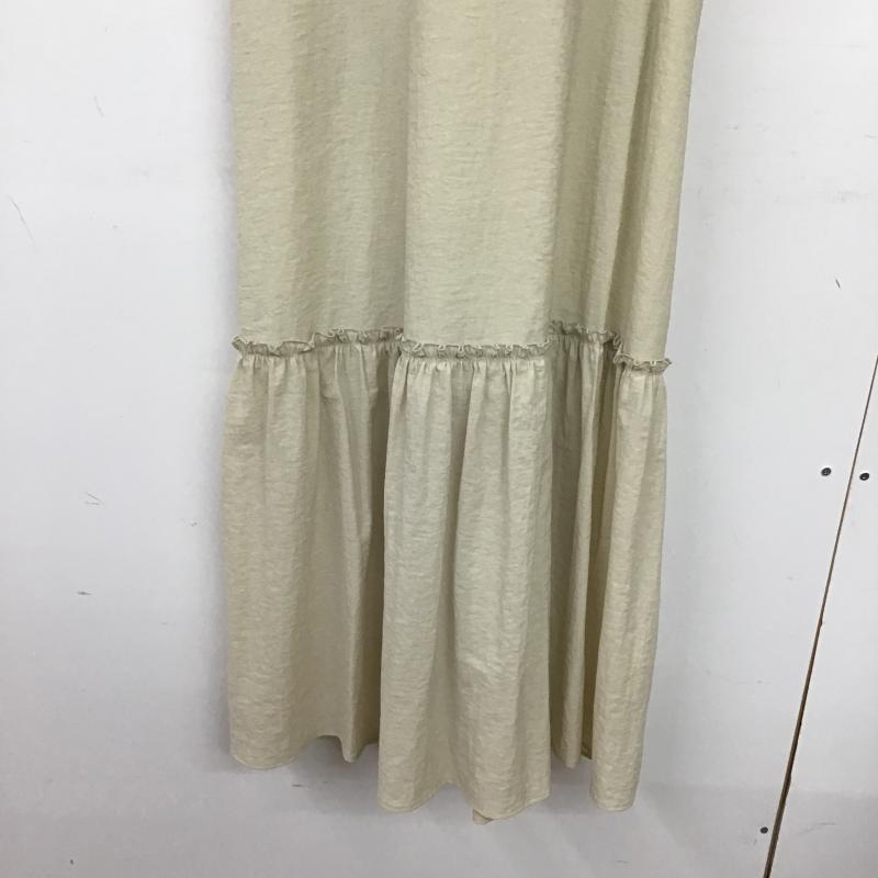 ローリーズファーム LOWRYS FARM ワンピース ロングスカート FREE 無地 ベージュ / ベージュ / beige レディース USED 古着 中古 10160608