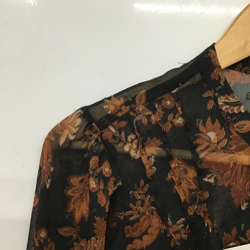 アングリッド Ungrid ワンピース ロングスカート タグ付 FREE 総柄 黒 / ブラック / black レディース USED 古着 中古 10160610