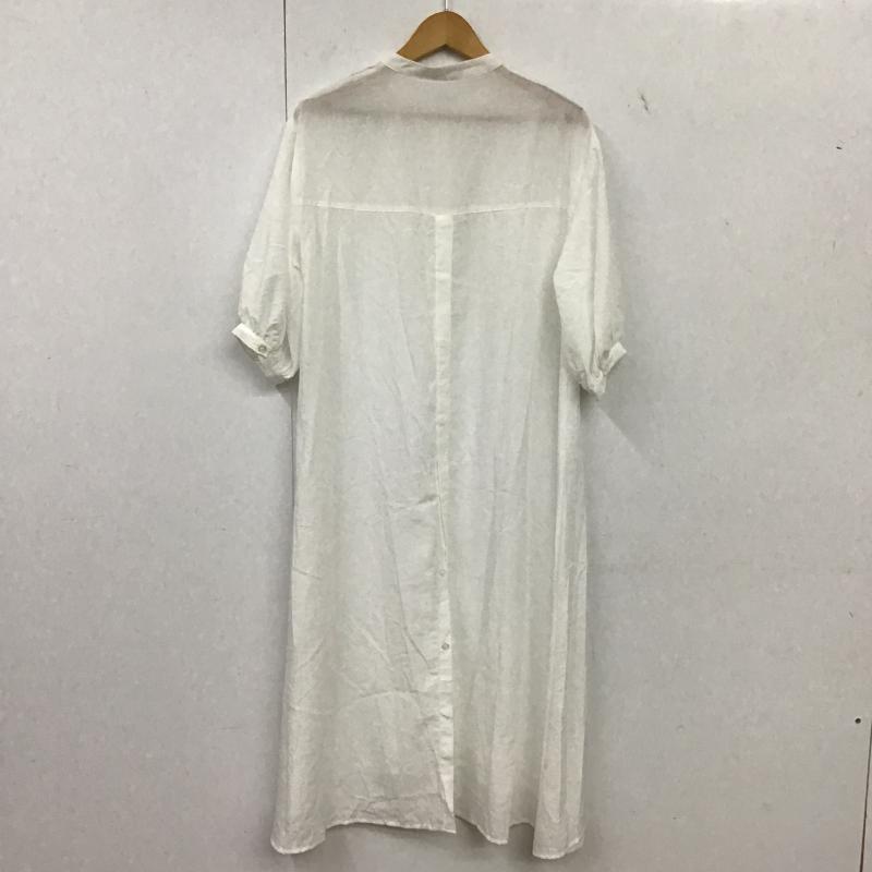 アズールバイマウジー AZUL BY MOUSSY ワンピース ロングスカート S 無地 白 / ホワイト / white レディース USED 古着 中古 10160613