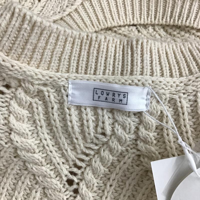 ローリーズファーム LOWRYS FARM ワンピース ロングスカート FREE 無地 白 / ホワイト / white X ベージュ / ベージュ / beige レディース USED 古着 中古 10160618