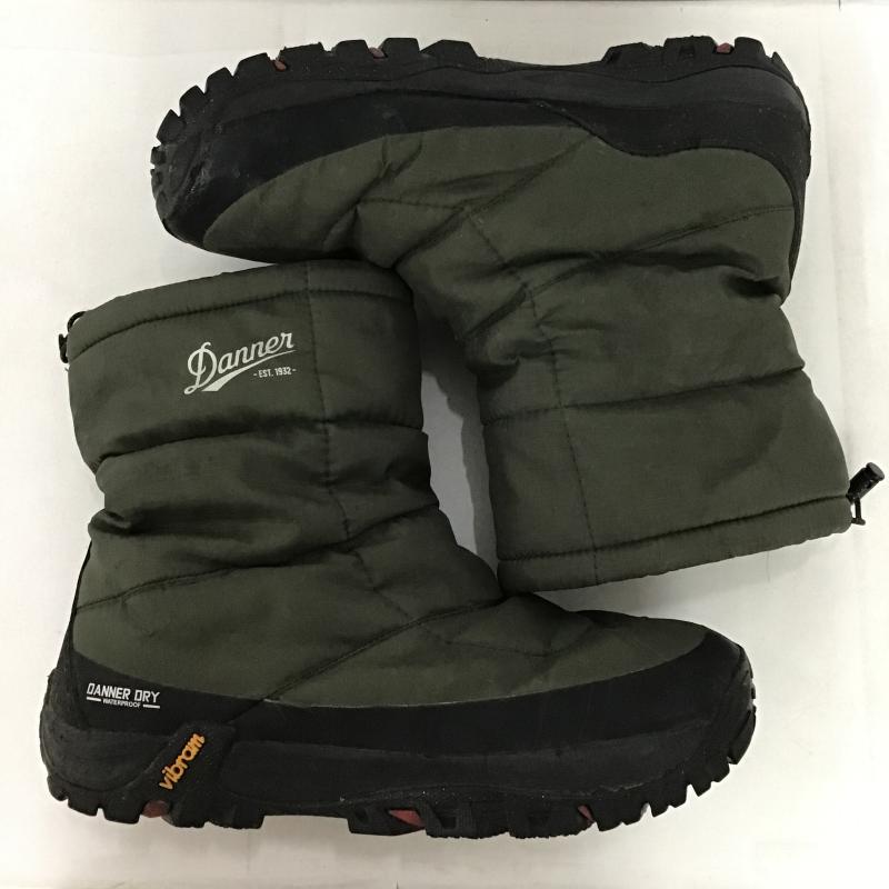 ダナー Danner アウトドアシューズ アウトドアシューズ D120030 FREDDO B200 ウィンターブーツ スノーブーツ 27cm 27.0cm ロゴ、文字 カーキ / カーキ / khaki X 黒 / ブラック / black メンズ USED 古着 中古 10160620