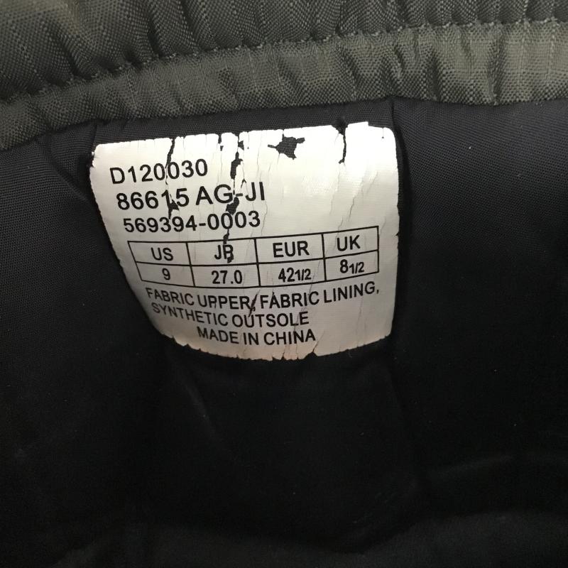 ダナー Danner アウトドアシューズ アウトドアシューズ D120030 FREDDO B200 ウィンターブーツ スノーブーツ 27cm 27.0cm ロゴ、文字 カーキ / カーキ / khaki X 黒 / ブラック / black メンズ USED 古着 中古 10160620