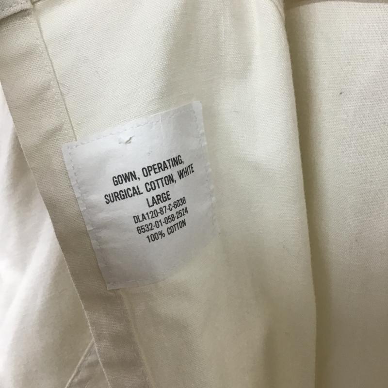 ミリタリー ミリタリー ワンピース ロングスカート 無地 オフホワイト / オフホワイト / メンズ USED 古着 中古 10160625