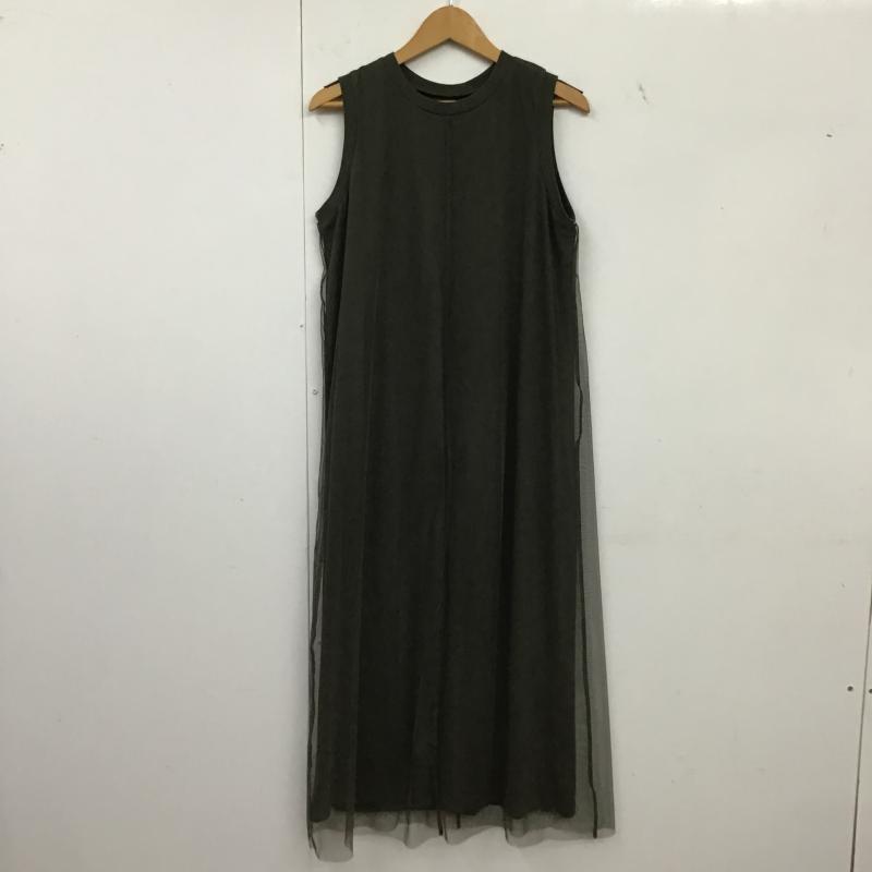 アデイインザライフ ユナイテッドアローズ A day in the life UNITED ARROWS ワンピース ロングスカート 無地 カーキ / カーキ / khaki レディース USED 古着 中古 10160627