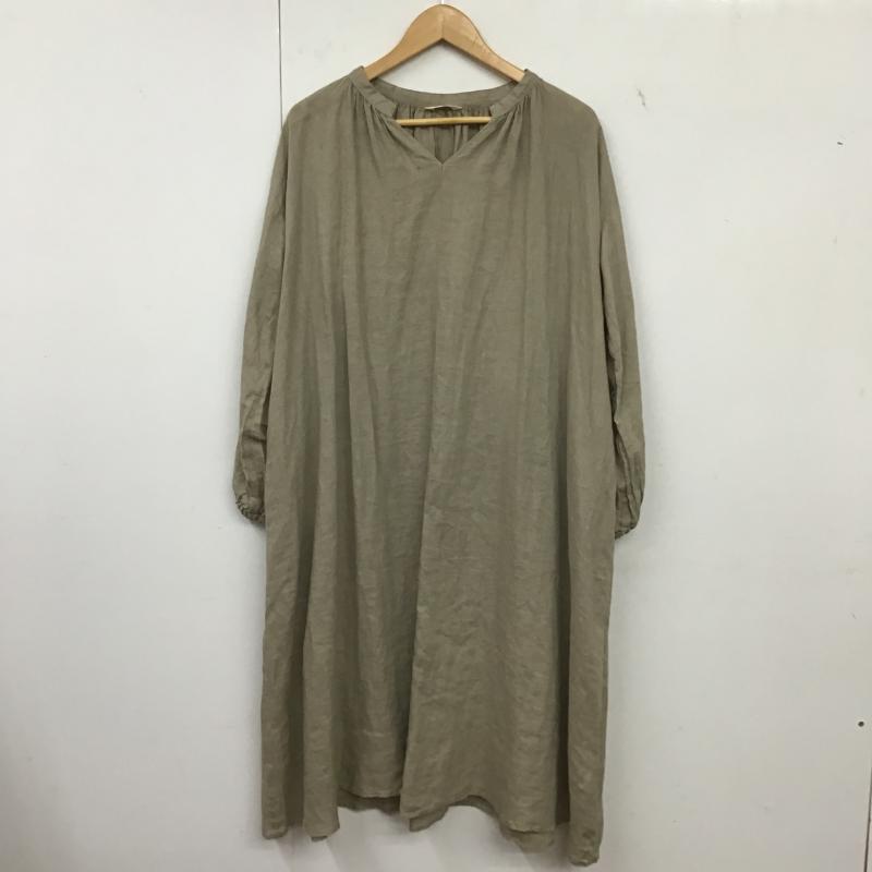 スタディオクリップ studio CLIP ワンピース ロングスカート FREE 無地 ベージュ / ベージュ / beige レディース USED 古着 中古 10160628