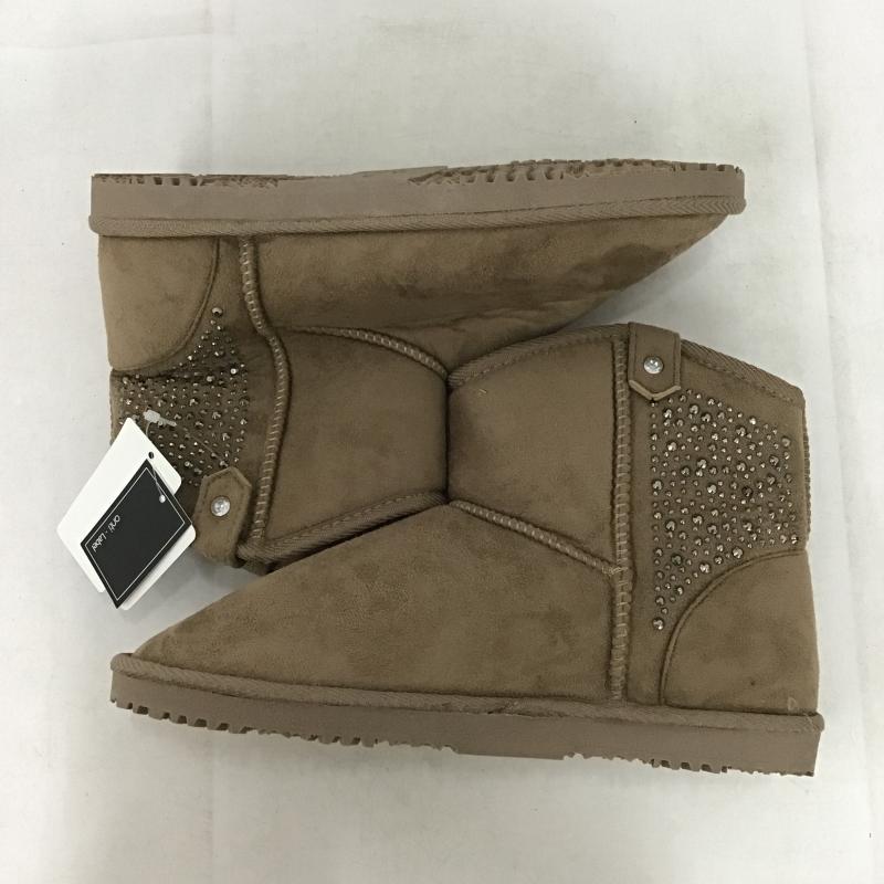 古着 USED ブーツ ショートブーツ ボア スタッズ L 無地 ベージュ / ベージュ / beige レディース USED 古着 中古 10160629