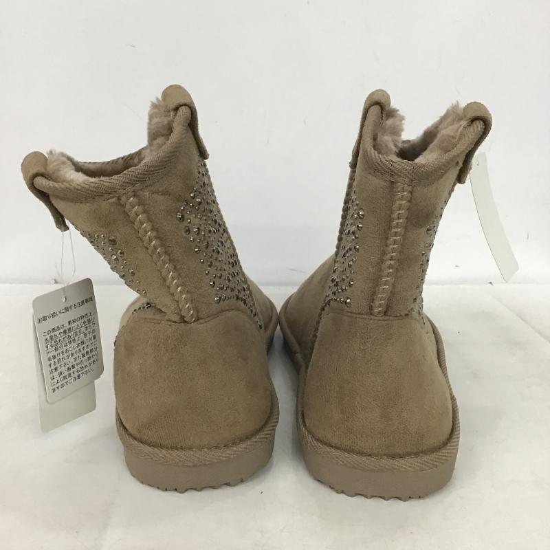 古着 USED ブーツ ショートブーツ ボア スタッズ L 無地 ベージュ / ベージュ / beige レディース USED 古着 中古 10160629