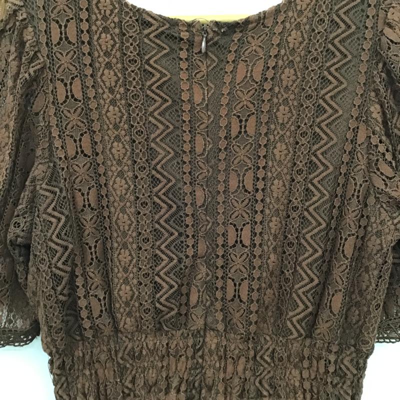 オリーブデオリーブ OLIVE des OLIVE ワンピース ロングスカート FREE 無地 茶 / ブラウン / brown レディース USED 古着 中古 10160633