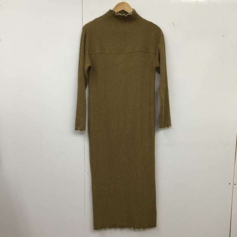 ローリーズファーム LOWRYS FARM ワンピース ロングスカート FREE 無地 茶 / ブラウン / brown レディース USED 古着 中古 10160634